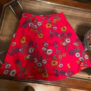 NWOT Floral Skirt